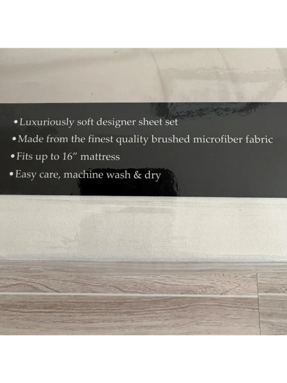 Grace Elizabeth Ivory Cozy Haven Queen Sheet Set